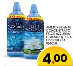 Felce Azzurra - Ammorbidente Concentrato Classico/Pura Freschezza