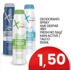 Act - Deodoranti Spray Xme Despar Fresh No Sau/ Man ive/ Talco