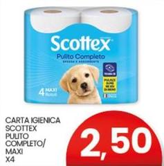 Scottex - Carta Igienica Pulito Completo/Maxi