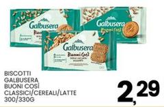 Galbusera - Biscotti Buoni Così Classici/cereali/Latte