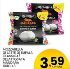 Mandara - Mozzarella Di Latte Di Bufala Classica/Delattosata