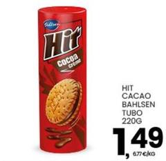 Bahlsen - Hit Cacao Tubo