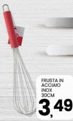 Frusta In Acciaio Inox 30cm