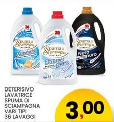 Spuma di Sciampagna - Detersivo Lavatrice