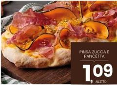 Pinsa -  Zucca E Pancetta