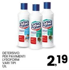 Lysoform - Detersivo Per Pavimenti