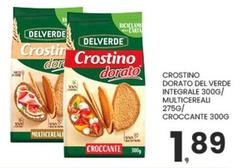 Delverde - Crostino Dorato Del Verde Integrale