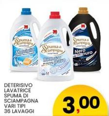 Spuma di Sciampagna - Detersivo Lavatrice