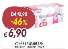 Luce - Conf. 8 Lampade Led