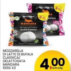Mandara - Mozzarella Di Latte Di Bufala Classica/Delattosata