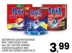 Pril - Detersivo Lavastoviglie Tabs Gold