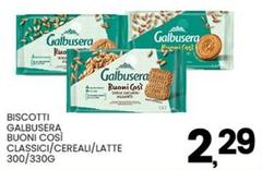 Galbusera - Biscotti Buoni Così Classici/ Cereali/Latte
