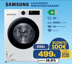Samsung - Lavatrice Ww10fg5u34aet