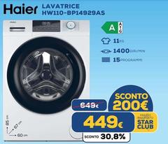 Haier - Lavatrice HW110-BP14929AS