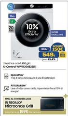 Miele - Lavatrice Con 1,400 Giri AI-Control WW11DG6B25LK