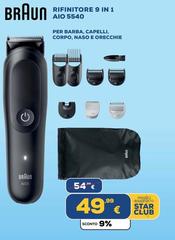 Braun - Rifinitore 9 In 1 Aio 540