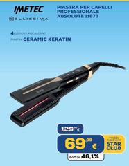 Imetec - Piastra Per Capelli Professionale Absolute 1187s