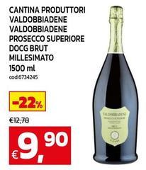 Valdobbiadene - Cantina Produttori   Prosecco Superiore DOCG Brut Millesimato