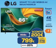 LG - Smart Tv Led Webos Ai 86UA74006LB
