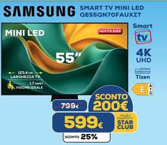 Samsung - Smart Tv Mini Led QE55QN70FAUXZT