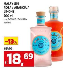 Malfy - Gin Rosa / Arancia / Limone