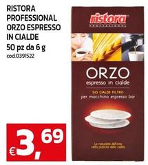 Ristora - Professional Orzo Espresso In Cialde