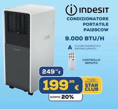 Indesit - Condizionatore Portatile 9000 Btu/h