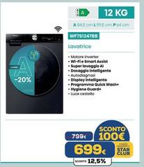 Samsung - Lavatrice W7s1247bbb