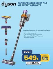 Dyson - Aspirapolvere Senza Filo V15 Detect Absolute