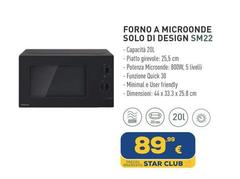 Solo - Forno A Microonde  Di Design Sm22