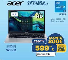 Acer - Aspire Go 15 AGT1-71P-56N9