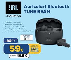Jbl - Auricolari Bluetooth Tune Beam