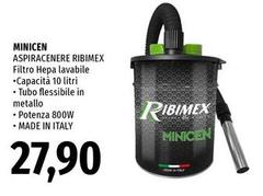 Ribimex - Aspiracenere Filtro Hepa Lavable