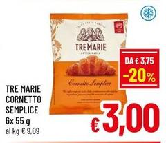 Tre Marie - Cornetto Semplice