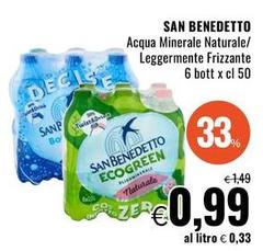 San Benedetto - Acqua Minerale Naturale