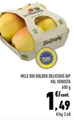 Val venosta - Mele Bio Golden Delicious IGP