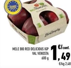 Val Venosta - Mele Bio Red Delicious IGP
