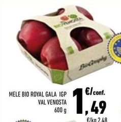 Val Venosta - Mele Bio Royal Gala IGP
