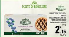Conad - Verso Natura Crostatine Di Farro Bio