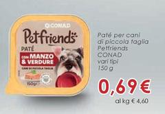 Conad - Patè Per Cani Di Piccola Taglia Petfriends