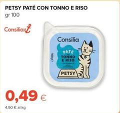 Consilia - Petsy Pate Con Tonno E Riso