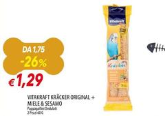 Vitakraft - Kräcker Original + Miele & Sesamo