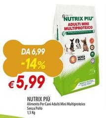 Piu - Alimento Per Cani Adulti Mini Multiproteico Senza Pollo