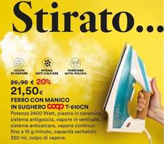 Coop - Ferro Con Manico In Sughero Coco T-610cn