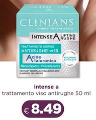 Clinians - Intense A Trattamento Viso Antirughe