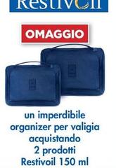 Restivoil - Un Imperdibile Organizer Per Valigia Acquistando 2 Prodotti