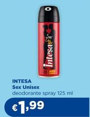 Intesa - Sex Unisex Deodorante Spray