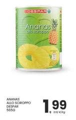 Despar - Ananas Allo Sciroppo