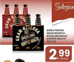 Peroni - Birra Gran Riserva Rossa/bianca/ Doppio Malto