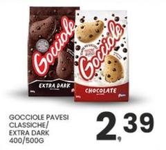 Pavesi - Gocciole Classiche/Extra Dark